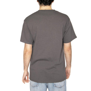 In The Pocket S/S Tee Grey - Maglietta Girocollo Uomo Grigia TS01723-CHARC  HUF 