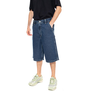 Workwear Skater Short Right On Blue - Bermuda Denim Jeans Uomo Blu 112376302 BL LEE 