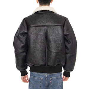 B-15 MOD Jacket -- Giacca Uomo Nera F258117 3 ALPHA INDUSTRIES 