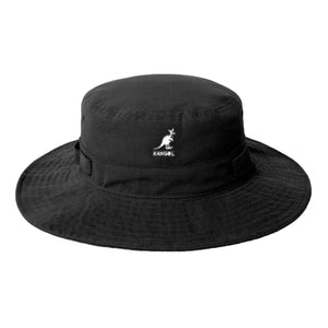 Utility Cords Jungle Hat Coal - Cappellino con Visiera Nero K5302-CO028  KANGOL 