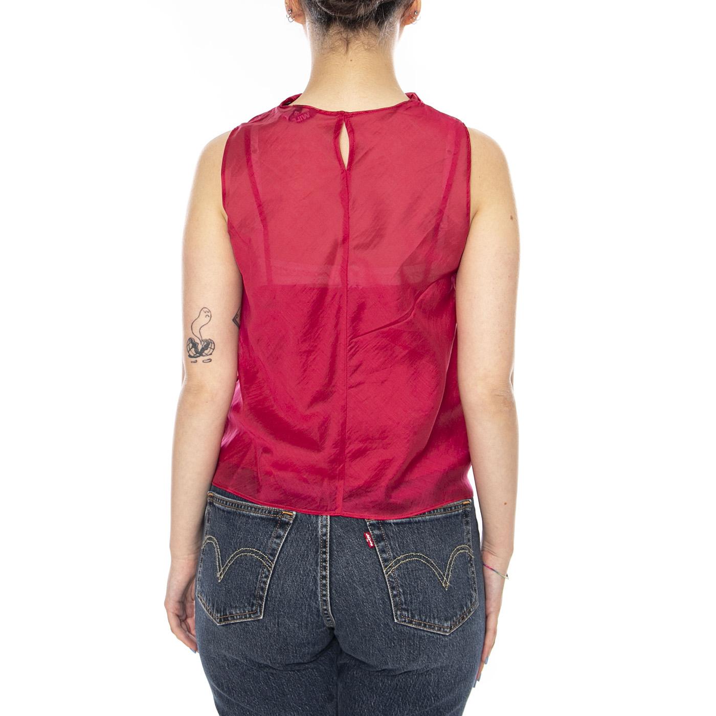 TOP FLUIDO FUCHSIA - Top Donna Viola 61W/11256 FCS WILD PONY 
