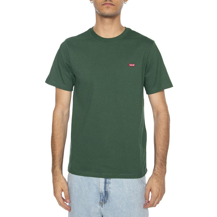 SS Original HM Tee Dark Green Jersey - Maglietta Girocollo Uomo Verde 56605-0292  LEVIS 