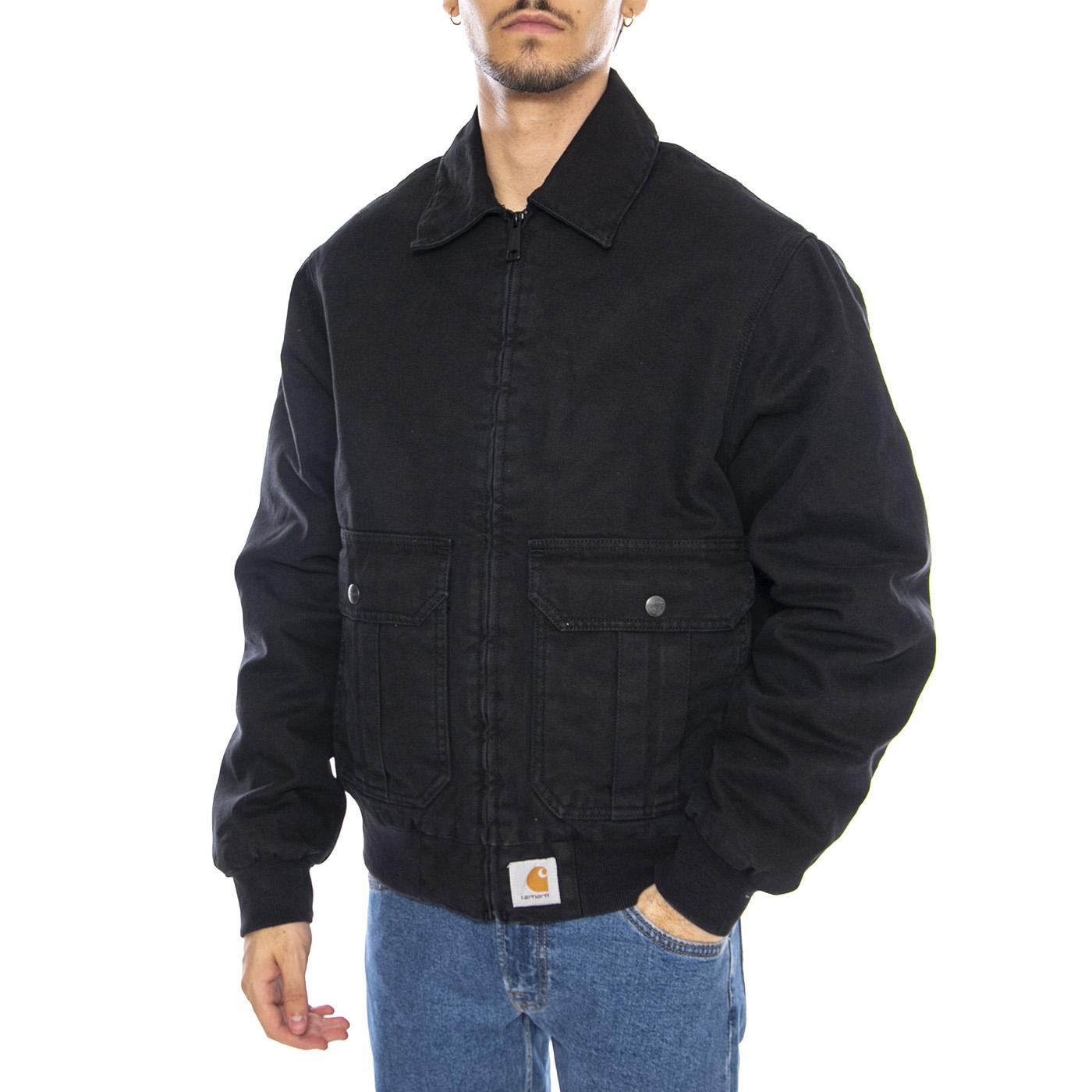 Stanton Jacket Black - Giacca Uomo Nera I035617.8906 . CARHARTT WIP 