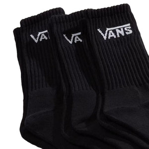 Classic Crew Rox Black - Set 3 Paia di Calzini Neri VN000QBV BLK1 VANS 