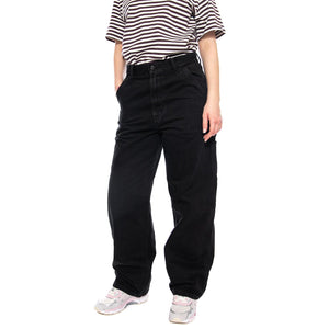 W' Brandon Single Knee Pant Black - Pantaloni Denim Jeans Donna Neri I034225 8906 CARHARTT WIP 