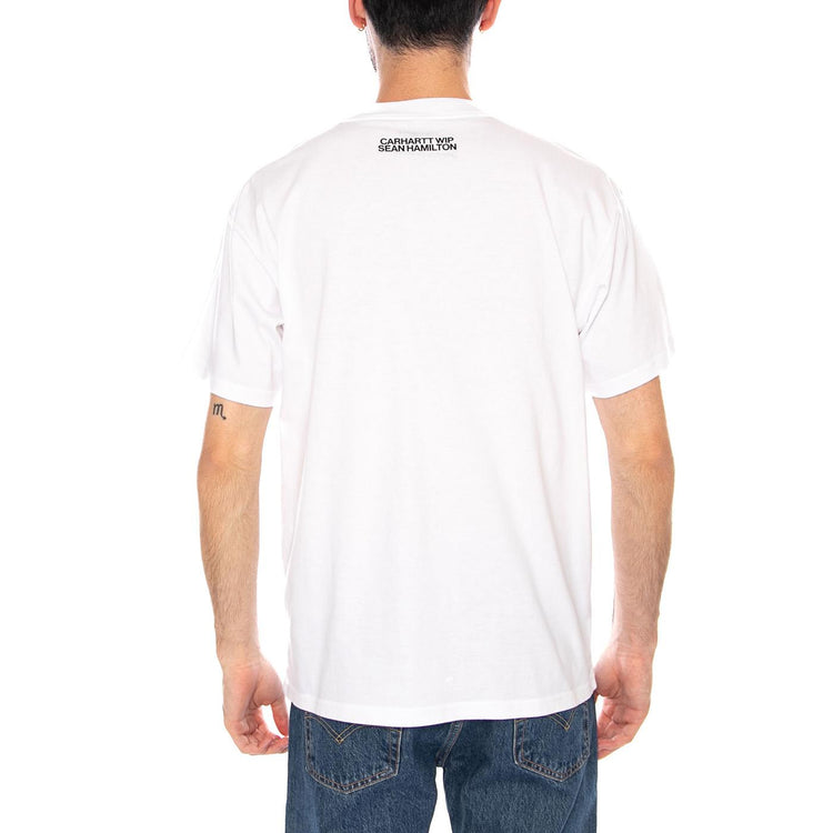 S/S SEAN HAMILTON 02 T-SHIRT - Maglietta Girocollo Uomo Bianca I036269 02XX CARHARTT WIP 
