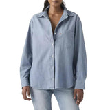 HARLIE BOYFRIEND SHIRT GOOD DAZE - Camisa Mujer Azul Mujer LEVIS