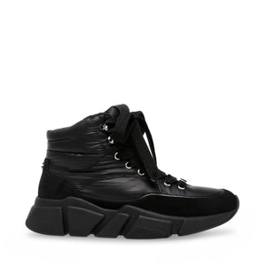 Gameplan Black - Stivaletti Stringati Profilo alla Caviglia Donna Neri SMPGAMEPLAN-BLA  STEVE MADDEN 