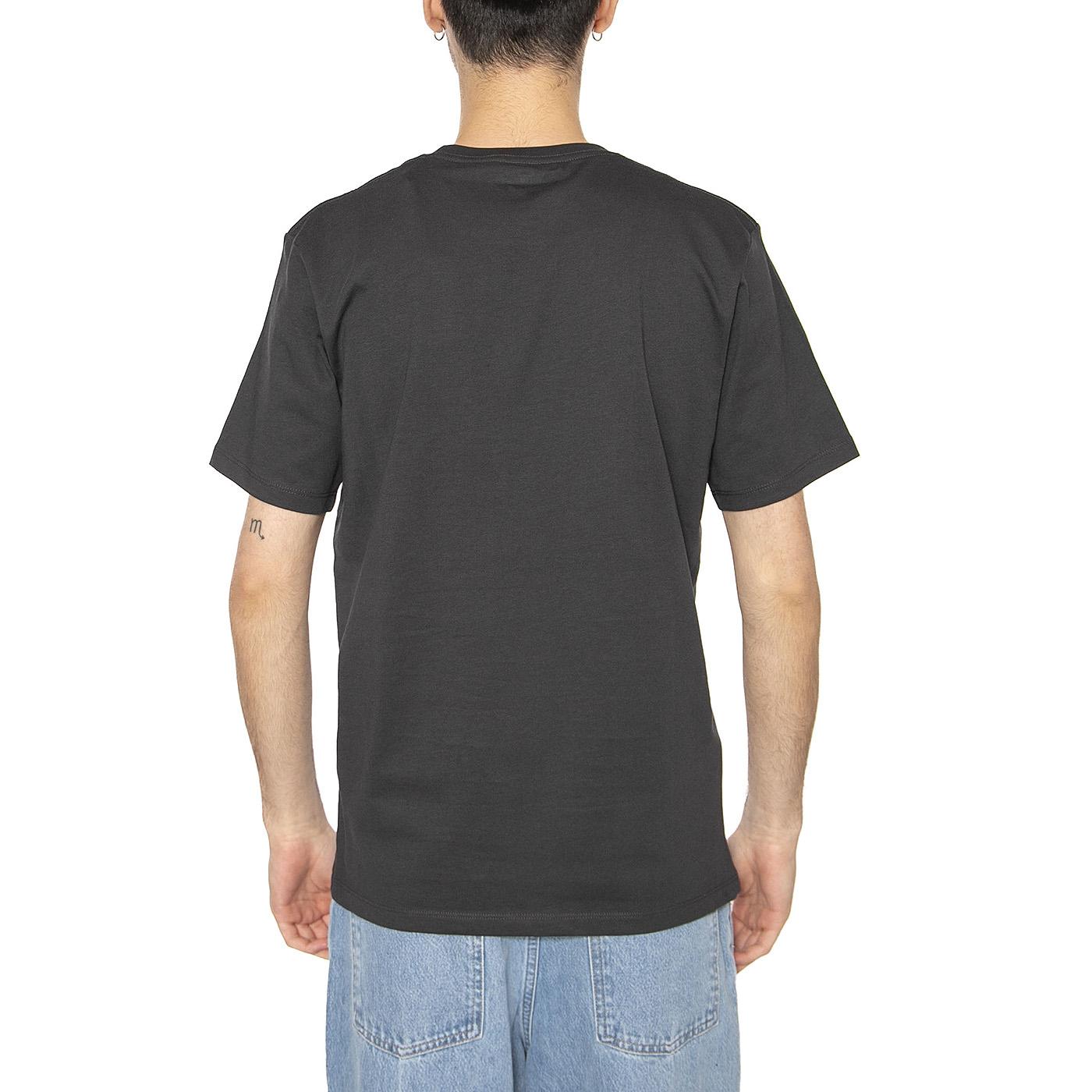 Small Graphic Tee Faded Black - Maglietta Girocollo Uomo Nera 112362810  WRANGLER 
