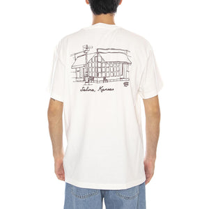Relaxed Graphic Tee Ecru - Maglietta Girocollo Uomo Crema 112370514 . LEE 