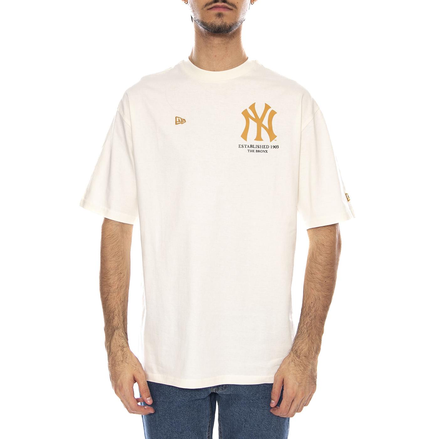 MLB Baseball Graphic OS Tee New York Yankees OFW - Maglietta Girocollo Uomo Bianca 60667854 . NEW ERA 