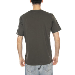 SIGN OFF TEE DEEP DEPTHS - Maglietta Girocollo Uomo Verde 112378011 GRN WRANGLER 