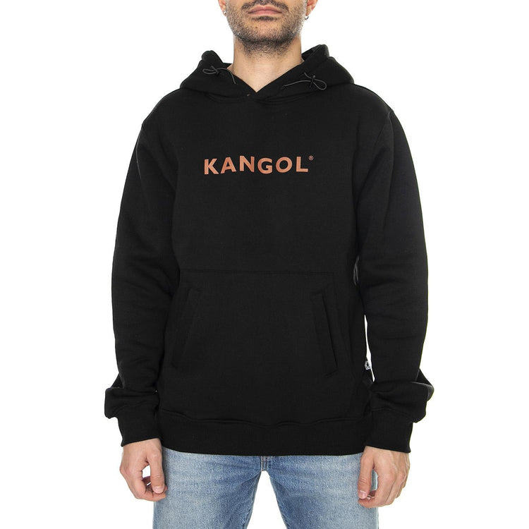 Essential Black - Felpa con Cappuccio Uomo Nera KAF22UHDS102-99  KANGOL 