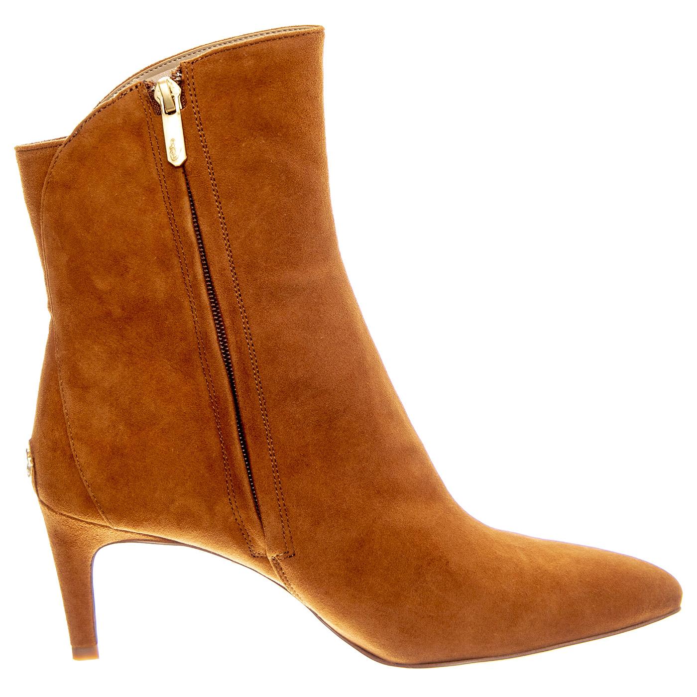 USHA - Stivaletti Profilo alla Caviglia Donna Marroni Suede SEUSHA-BRW  SAM EDELMAN 