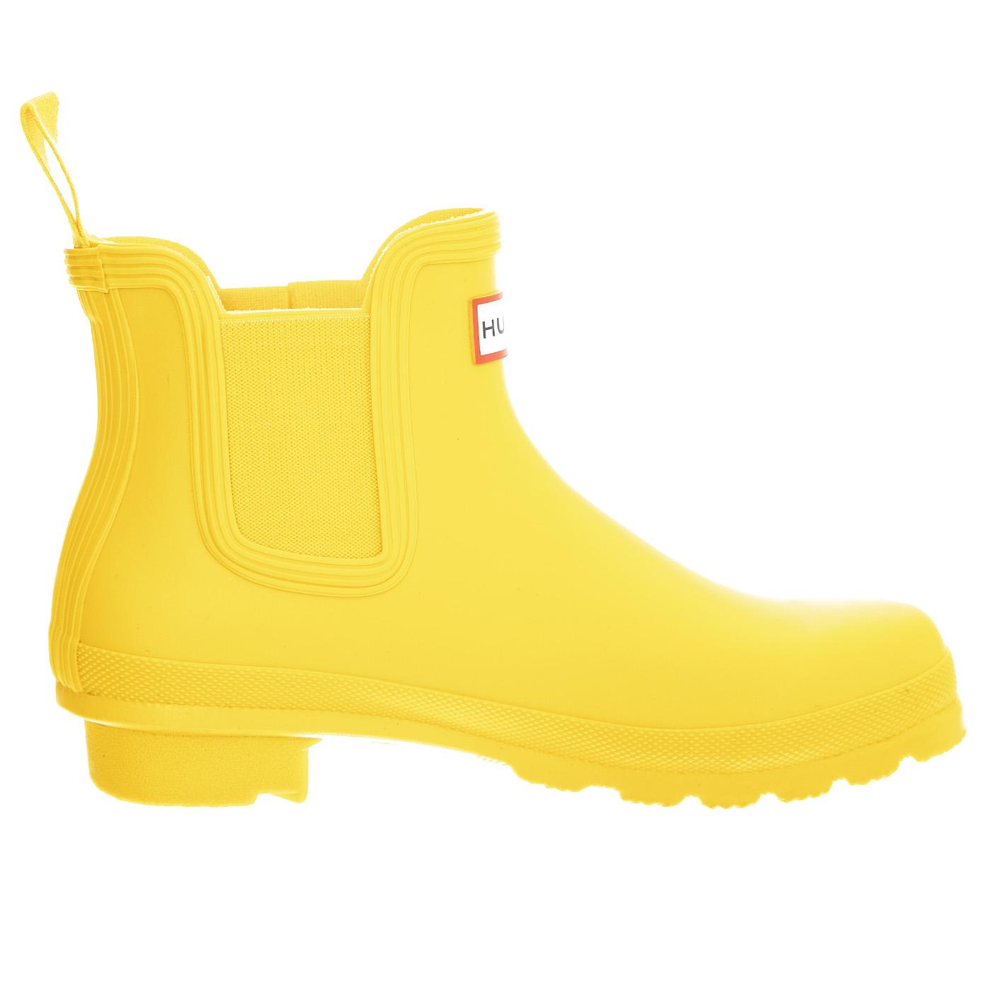 Original Chelsea Boot Yellow - Stivaletti Donna Gialli HUSWFS2078RMA-RYL  HUNTER 