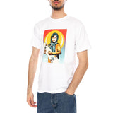 SKATEISTAN / OBEY TEE - Camiseta Cuello Redondo Hombre Blanca Hombre OBEY