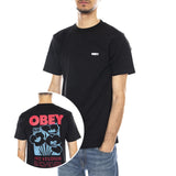 OBEY Art Studio Flowers Tee -- Camiseta Cuello Redondo Hombre Negro Hombre OBEY