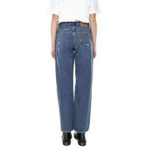 90'S 501 Z3269 Indigo Destructed - Pantaloni Denim Jeans Donna Blu A1959-0010  LEVIS 