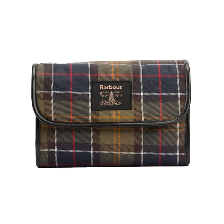 Tartan Hanging Bag - Beauty Case Appeso Tartan MAC0425 OL91 BARBOUR 