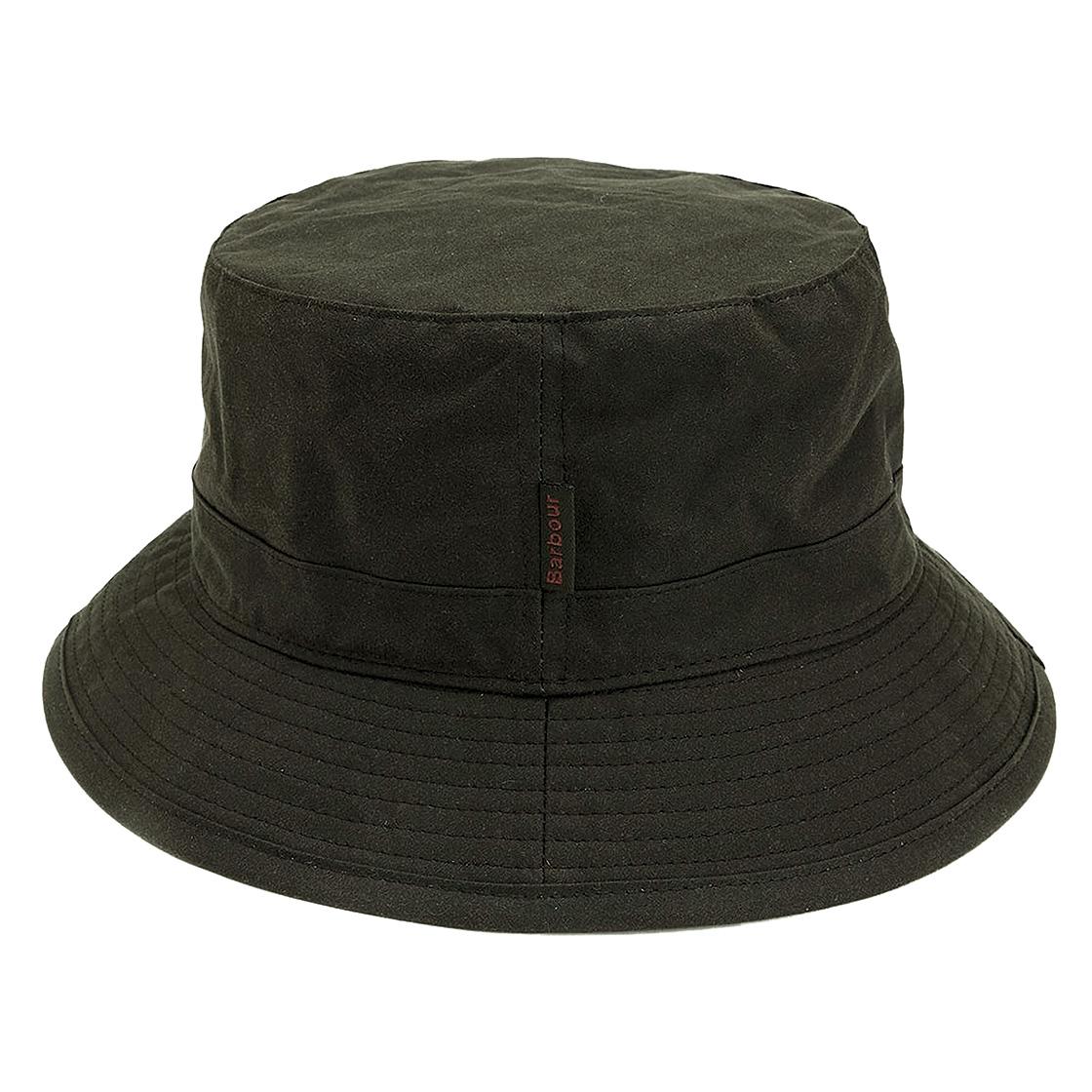 Wax Sport Hat Olive - Cappellino da Pescatore Marrone FW22-MHA0001-OL71 . BARBOUR 