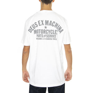 Tokyo Address White - Maglietta Girocollo Uomo Bianca T_DMW41808R-WHT  DEUS EX MACHINA 