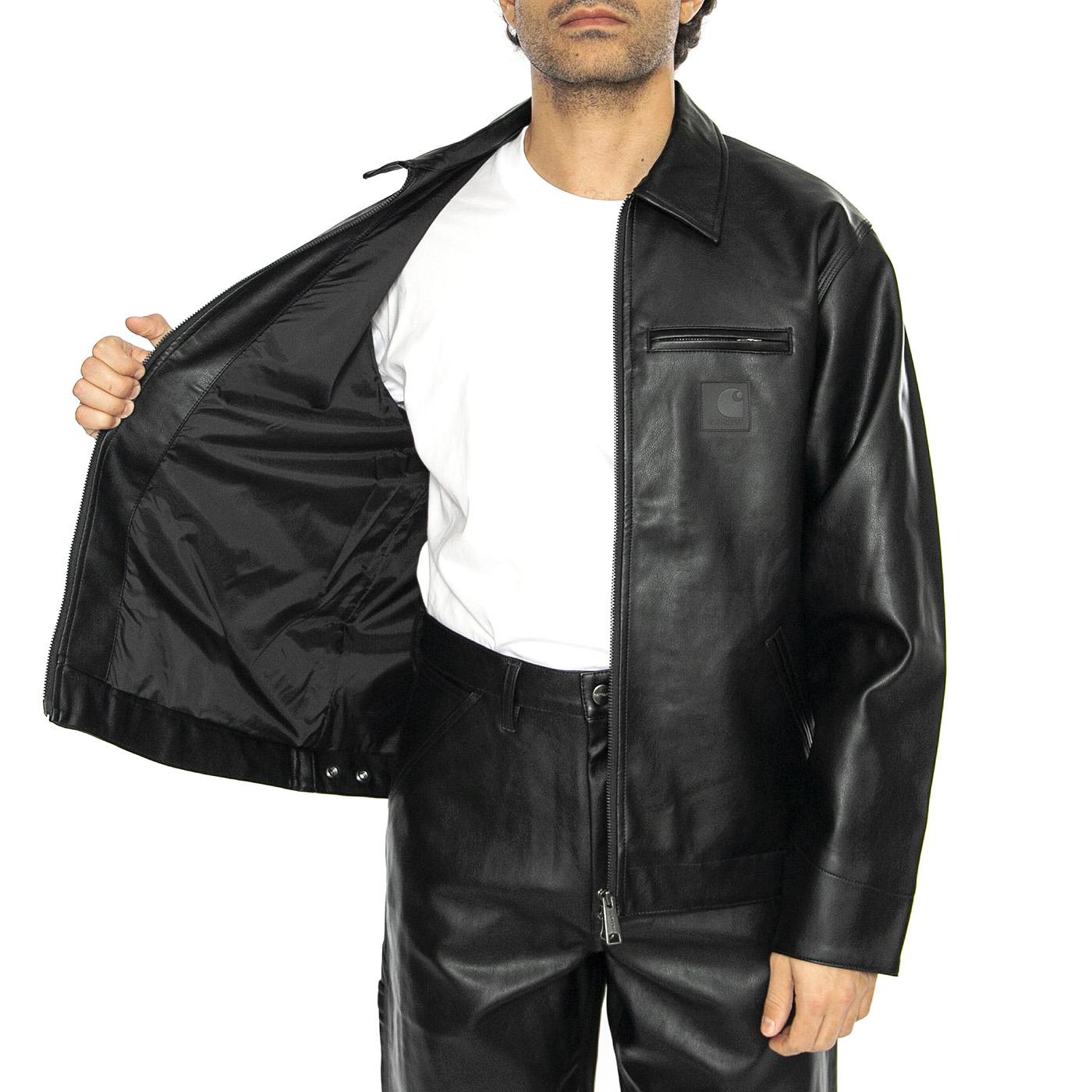 Detroit Jacket Black - Giacca Similpelle Uomo Nera I034426.89XX  CARHARTT WIP 