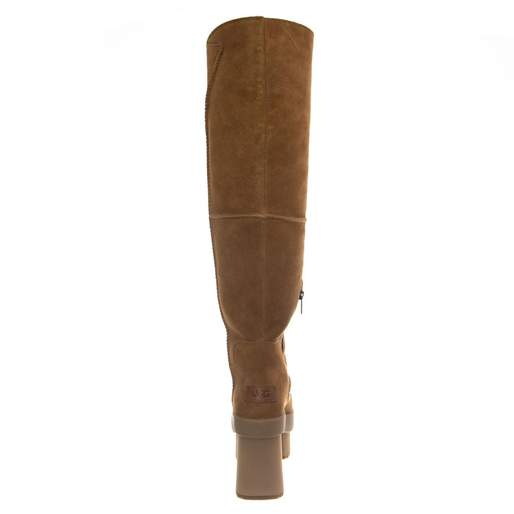 W New Heihghts Platform Xtra Chestnut - Stivali Donna Marroni UGSNHPLXCHE1157911W  UGG 
