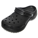 Classic Platform Clog Black - Sandalias Mujer Negras Mujer CROCS