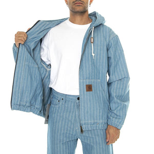 Menard Jacket Blue rinsed - Giacca Uomo Blu I033574.0102  CARHARTT WIP 