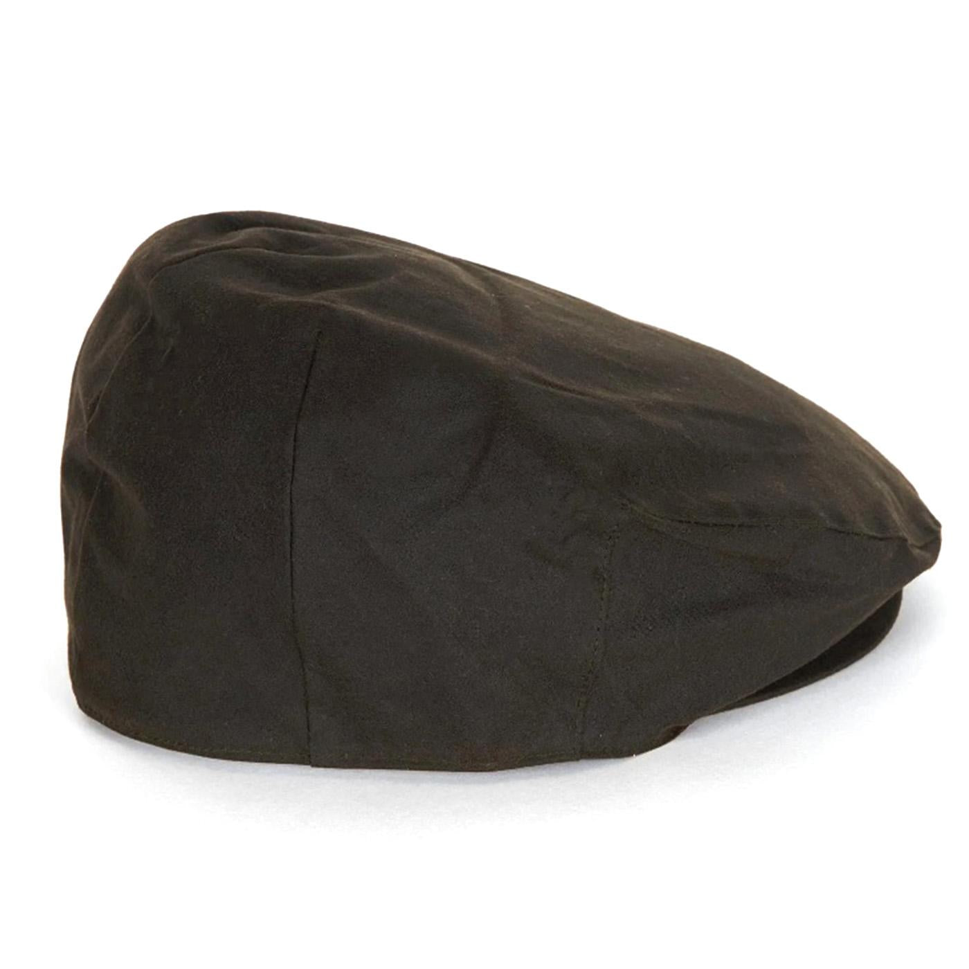 Wax Flat Cap Olive - Cappellino a Coppola Marrone MHA0003-OL71-FW23 . BARBOUR 