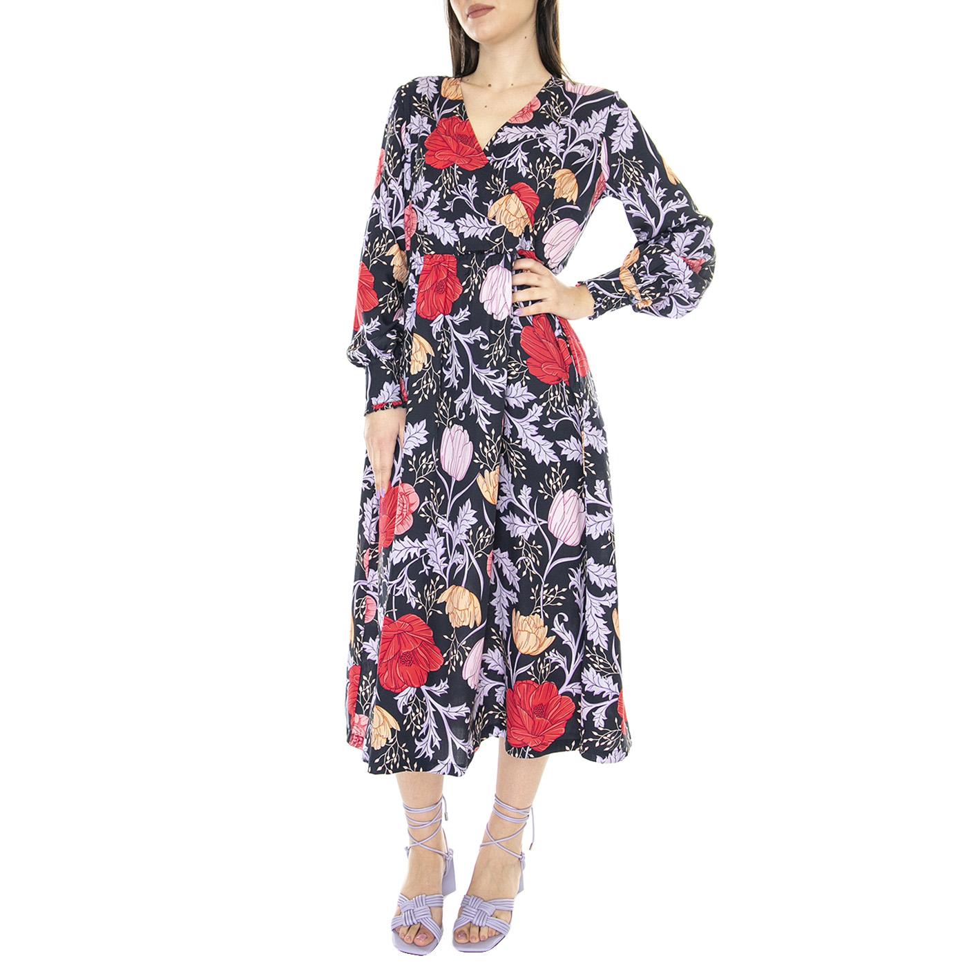 Nahla Dress Navy Floral - Abito Donna Multicolore LDR0629-NY73-SS23  BARBOUR 