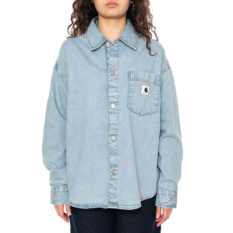 W' Alta Shirt Jacket Blue - Camicia Donna Blu I036232 0112 CARHARTT WIP 