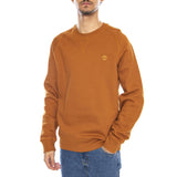 Exeter River Brushed Back Crew Sweatshirt - Sudadera Cuello Redondo Hombre Marrón Hombre TIMBERLAND