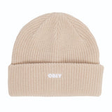 Future Beanie Silver Grey - Beanie Beige de Punto ACCESORIOS OBEY