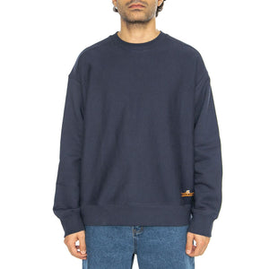 Label Script Sweat Blue - Felpa Girocollo Uomo Blu I034429.01XX  CARHARTT WIP 