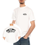 DOUBLE STANDARD SS TEE WHITE / BLACK - Camiseta Cuello Redondo Hombre Blanca VANS