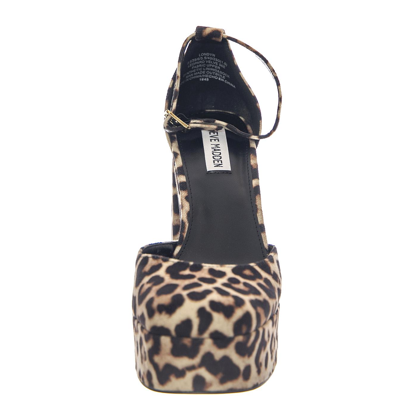 Londyn Leo Velvet - Sandali Donna Multicolore SM-LOND04S1-LEO  STEVE MADDEN 