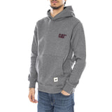 Logo Hoodie Heather Grey - Sudadera con Capucha Hombre Gris CAT