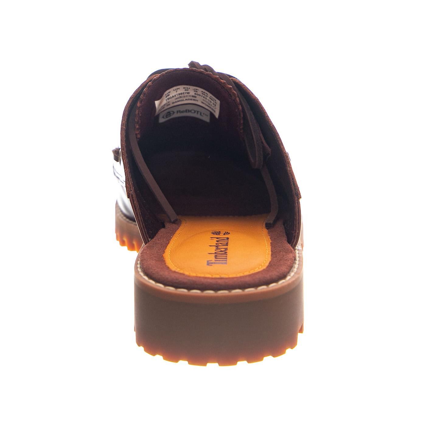 AUTH Mule Shoe BUR F Grain - Sandali Donna Bordeaux TB0A4198 EIW1 TIMBERLAND 