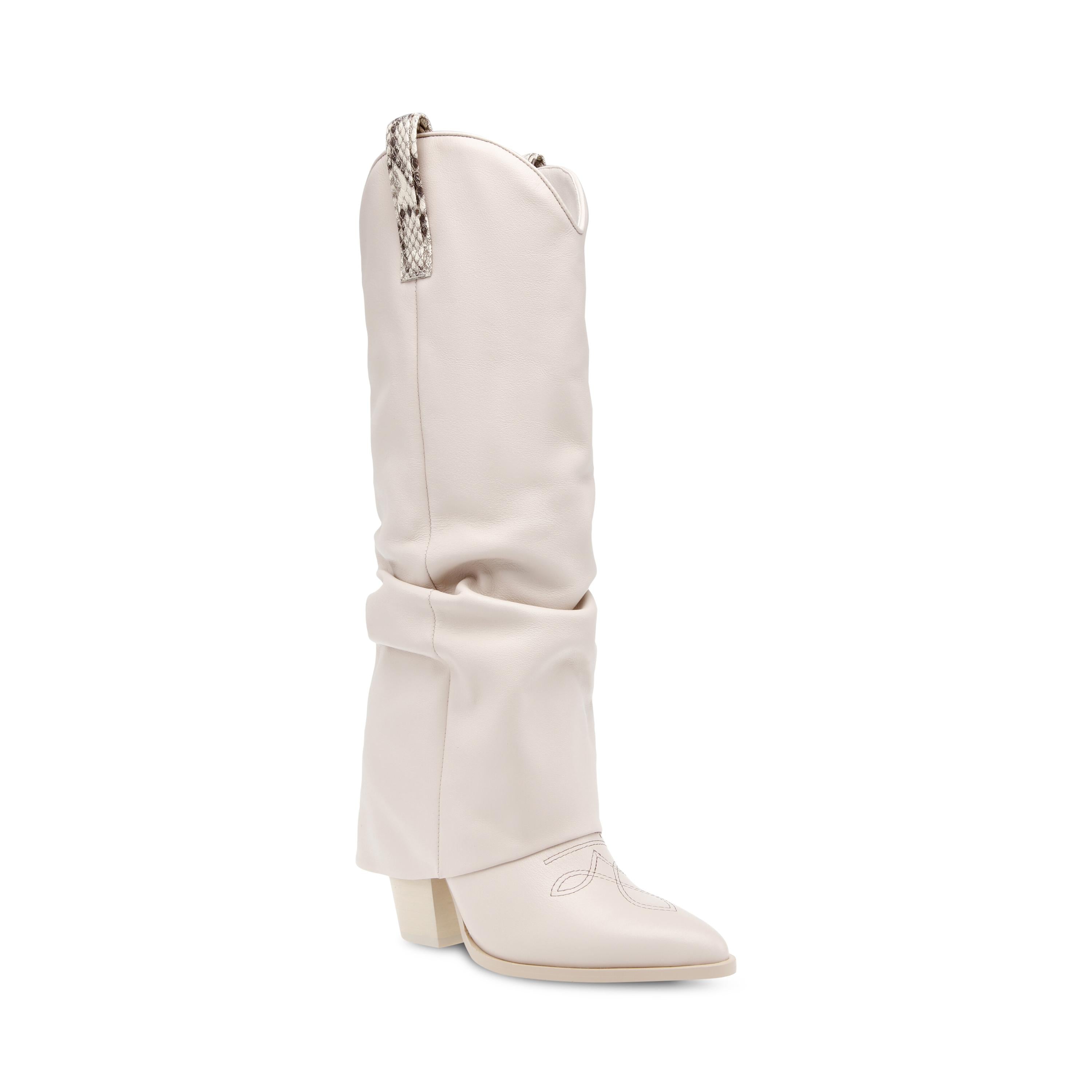 Lassy Bone Leath - Stivali Donna Bianchi SMSLASSY-287  STEVE MADDEN 