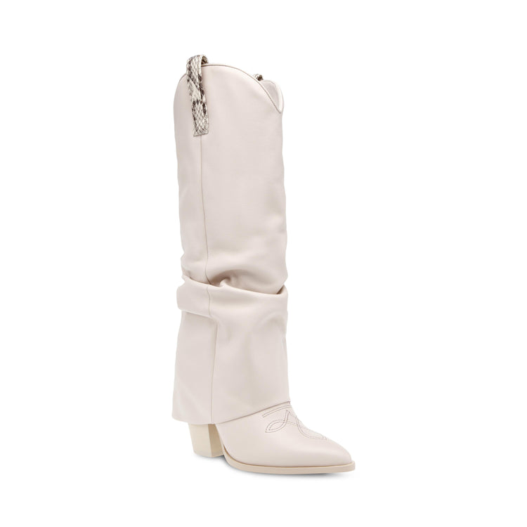 Lassy Bone Leath - Stivali Donna Bianchi SMSLASSY-287  STEVE MADDEN 