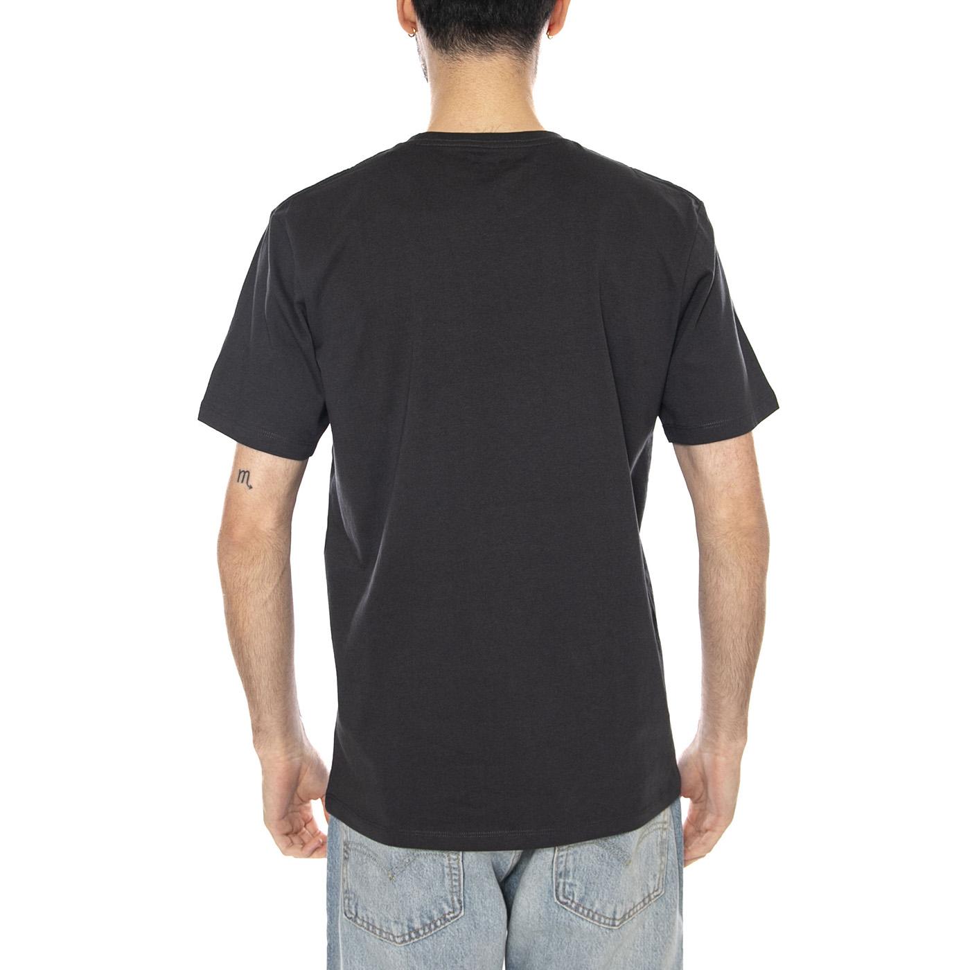 Sign Off Tee Faded Black - Maglietta Girocollo Uomo Nera 112351320 BLK WRANGLER 