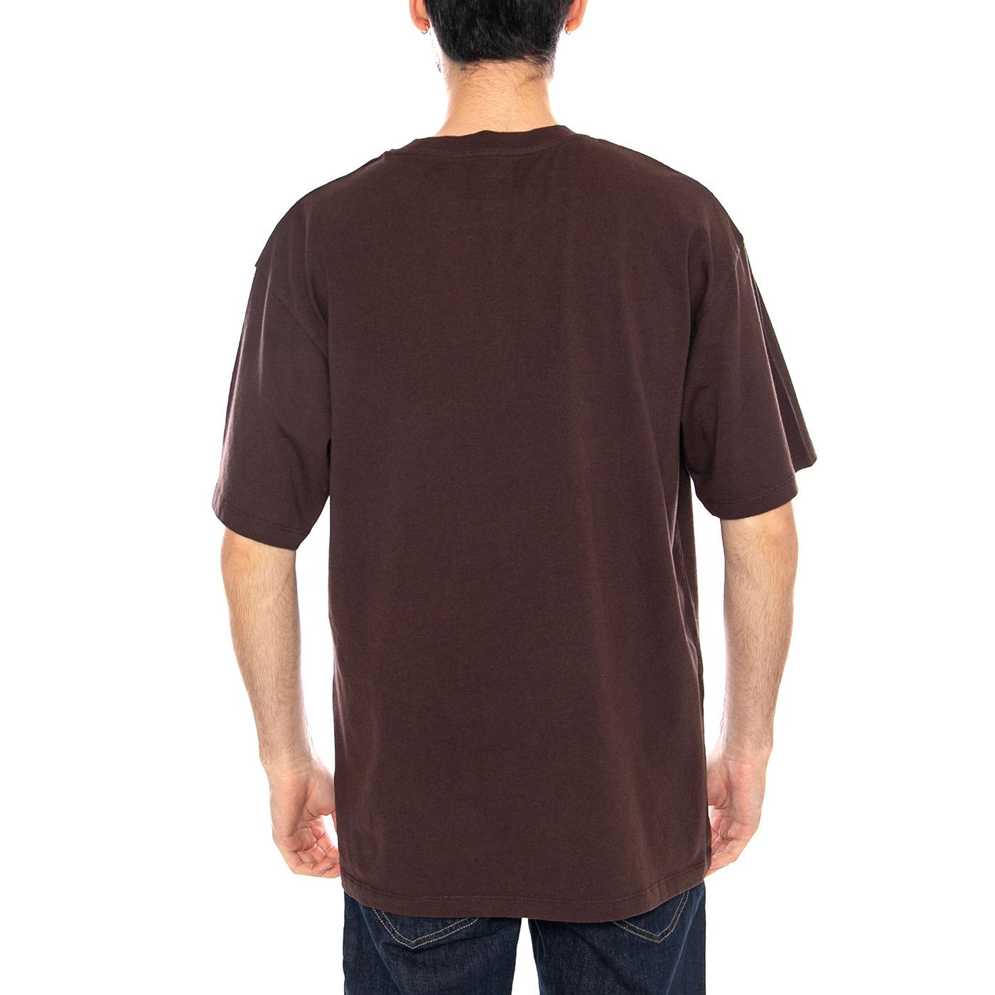 Oversize Basic TS Coffee Bean - Maglietta Girocollo Uomo Marrone I035016.3RM.67. 3RM.67 EDWIN 