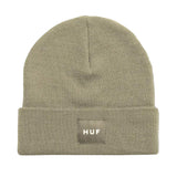 Set Box Beanie Putty Green - Gorro Verde en Punto - ACCESORIOS HUF