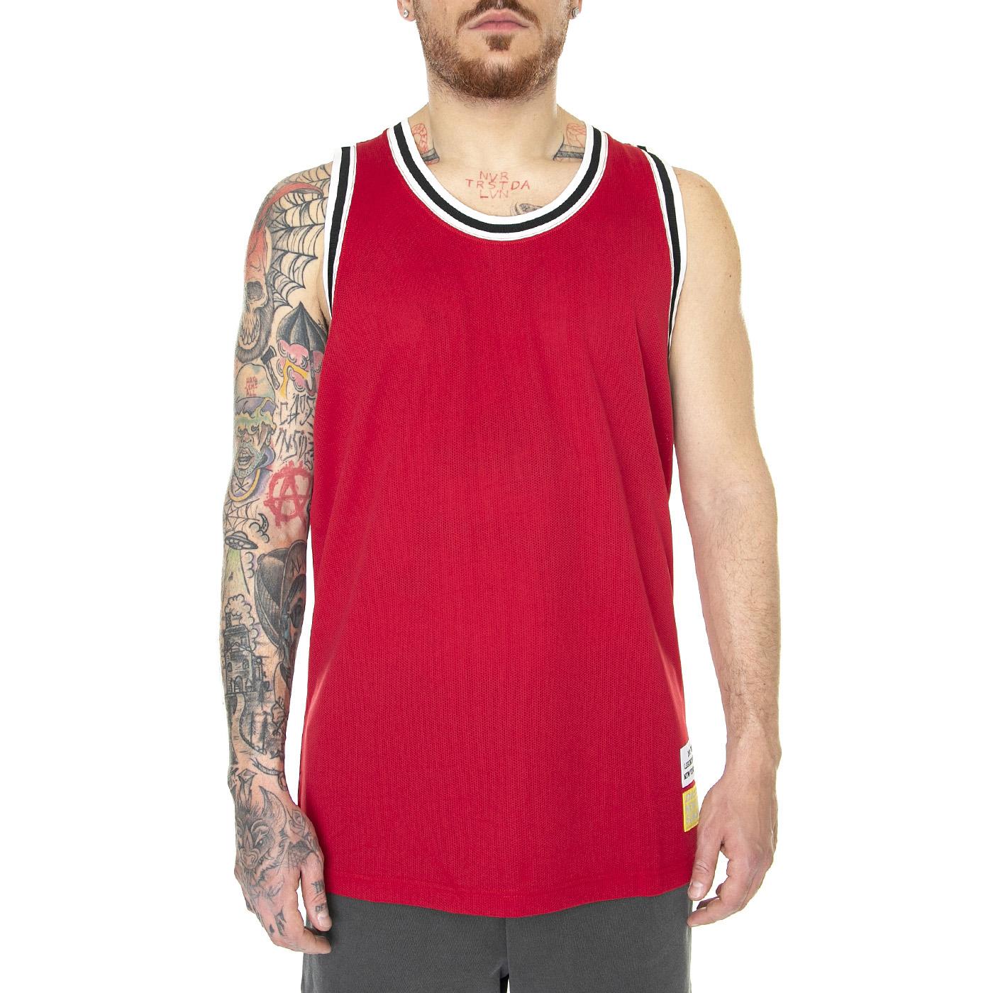 NYS Basketball Jersey English Red - Canotta Uomo Rossa DK0A4Y45ER01  DICKIES 