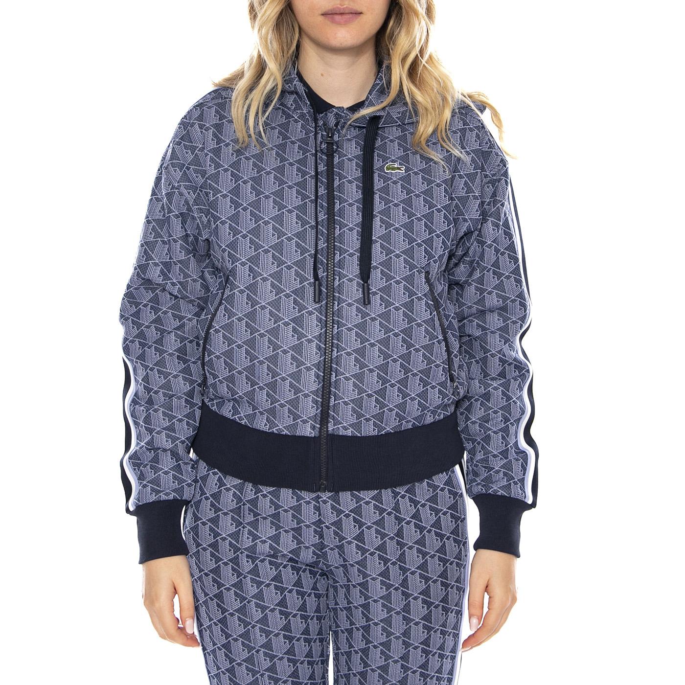 Lacoste Sweatshirt 9I4 -- Felpa Donna Blu SF7606-AIT . LACOSTE 