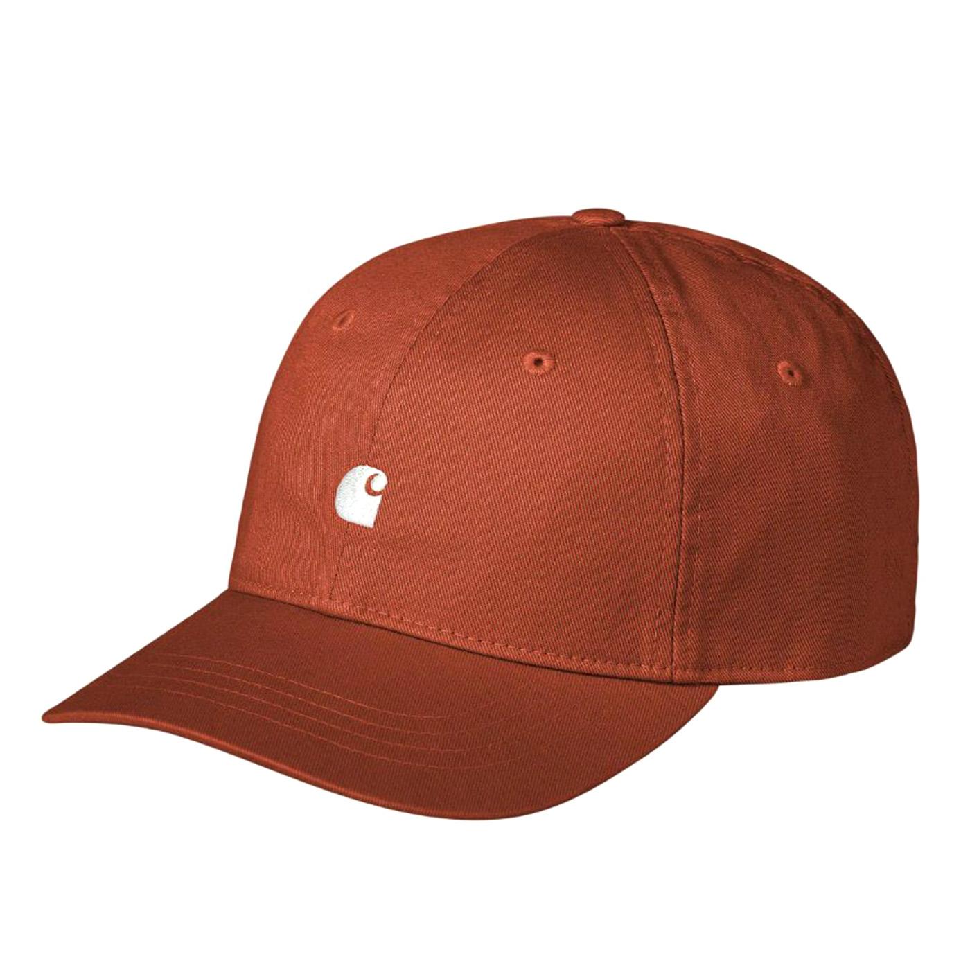 Madison Logo Cap Vermillion / White - Cappellino con Visiera Rosso I023750.2OVXX  CARHARTT WIP 