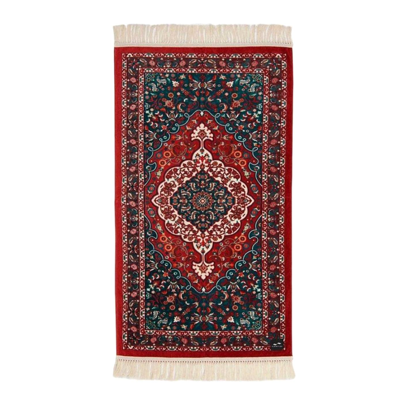 Haven Multicoloured Beach Towel - Telo Mare Multicolore ST086-BURGUNDY  SLOWTIDE 