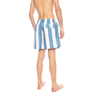 Blue Pool Stripes Limpopo Swimwear - Costume da Bagno Uomo Blu/Bianco MSW00038 BLUE THINKING MU 