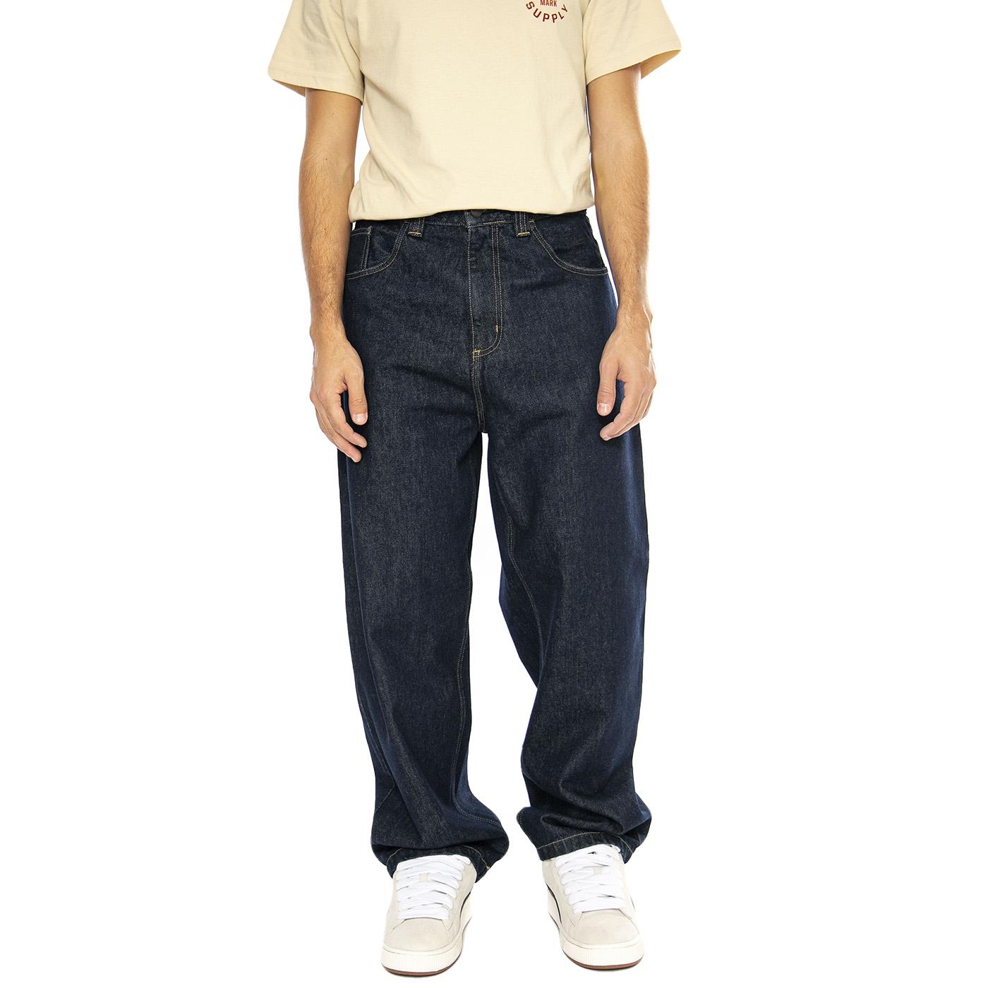 Brandon Pant Blue - Pantaloni Denim Jeans Uomo Blu I031246.0102  CARHARTT WIP 